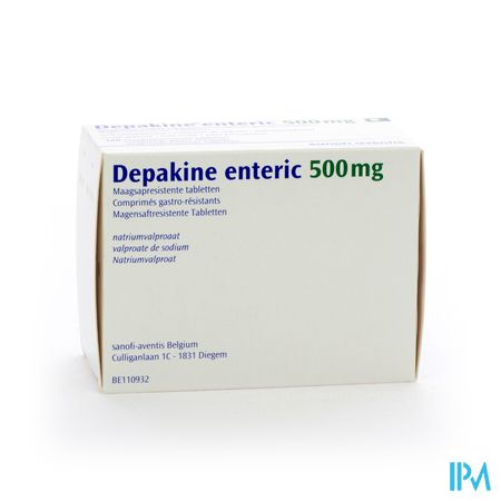 Depakine Drag Enteric 100 X 500mg