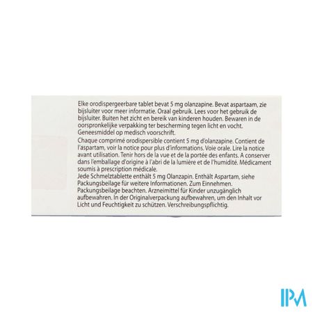 Olanzapine Ab 5mg Comp Orodisp. 28 1