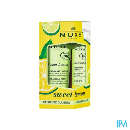 Nuxe Sweet Lemon Duo Stick Levres 4g+cr Mains 30ml