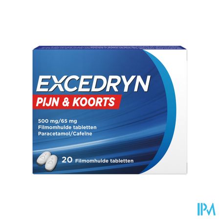 Excedryn Pijn & Koorts 500/65 filmomh. tabl. 20x