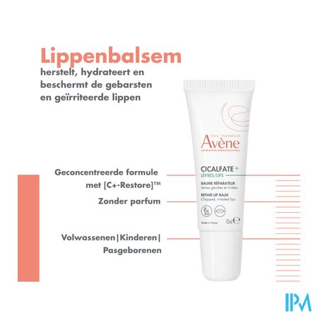 Avene Cicalfate Herstellende Lipbalsem 10ml Nf 7