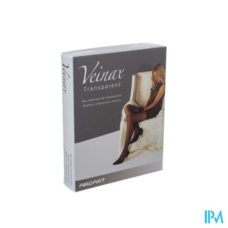 Veinax Collant Transparent 2 Long Noir Taille 5