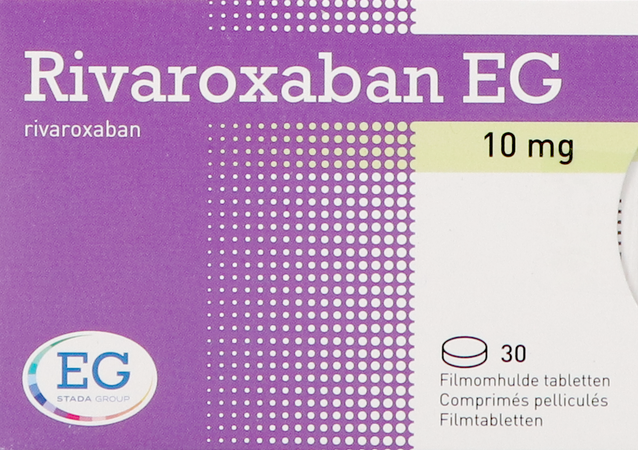 Rivaroxaban EG 10Mg Comp Pell 30 2
