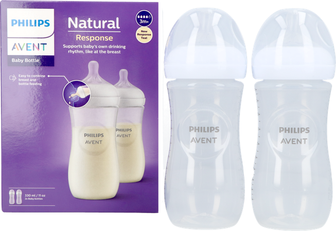 Philips Avent Natural 3.0 Zuigfles Duo 2x330ml 5