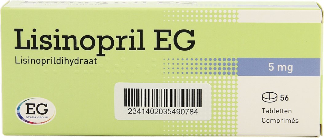 Lisinopril EG Tabl 56X5Mg 1
