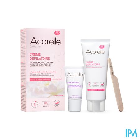 Acorelle Cr Depilatoire Visage&zones Sensible 75ml