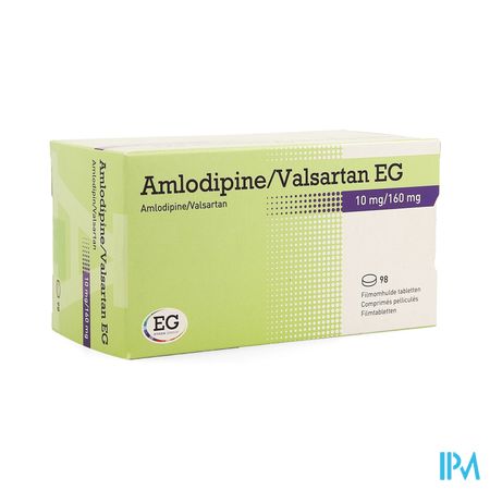 Amlodipine Valsartan EG 10Mg/160Mg Filmomh Tabl 98