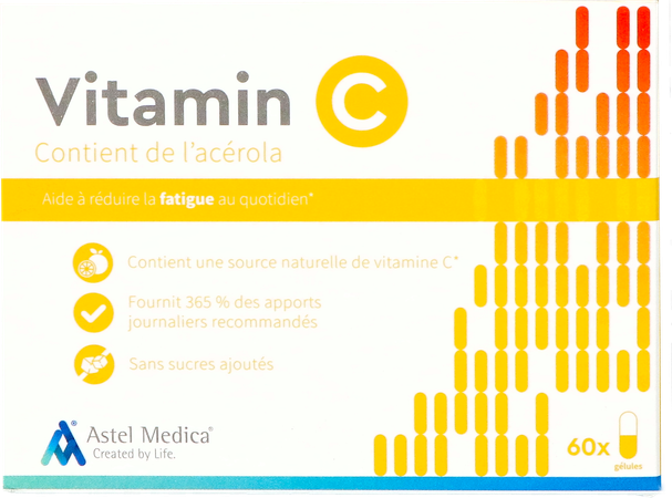 Astel Vitamin C Caps 60 8