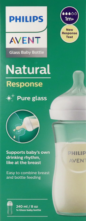 Philips Avent Natural 3.0 Zuigfles Glas 240ml 5