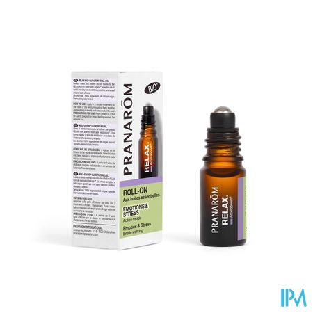 Pranarom Aromaboost Relax Roller Bio 5ml 4