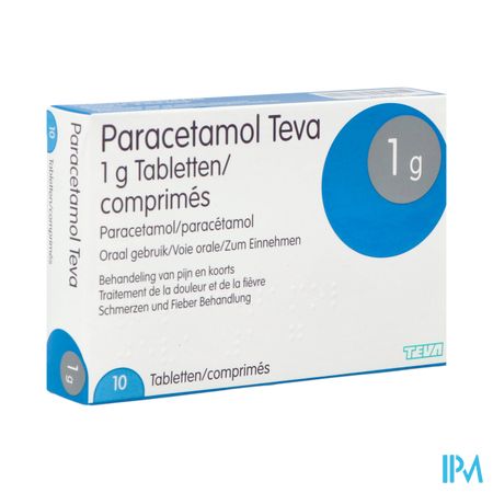 Paracetamol Teva 1g Comp 10 X 1g Blister