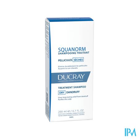 Ducray Squanorm Sh Pellicules Seches 200ml