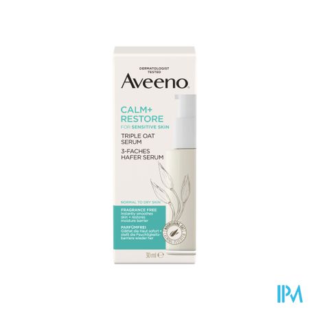 Aveeno Calm+restore Drievoudig Haver Serum 30ml