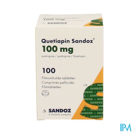 Quetiapin Sandoz 100mg Pot Comp Enrobe 100 2