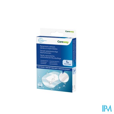 Careway Pleisters Wtp Steriel 7,5cmx10cm 5