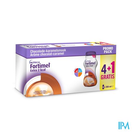 Fortimel Extra 2kcal Promo4+1 Choco Caram. 5x200ml