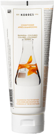 Korres Kh Apres-shampooing Sunflower&tea 200ml 3