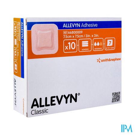 Allevyn Verb Adh Hydrocel. 7,5x 7,5cm 10 66800009