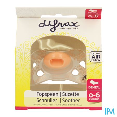 Difrax Fopspeen Silicoon Mini-dental Girl 0-6m 799 2