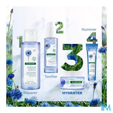 Klorane Gezicht Korenbloem Watercreme 50ml 13