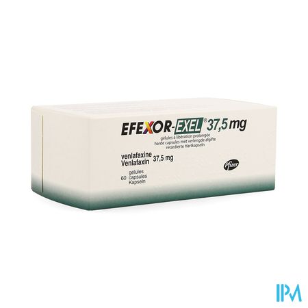 Efexor Exel 37,5mg Verlengde Afgifte Caps 60