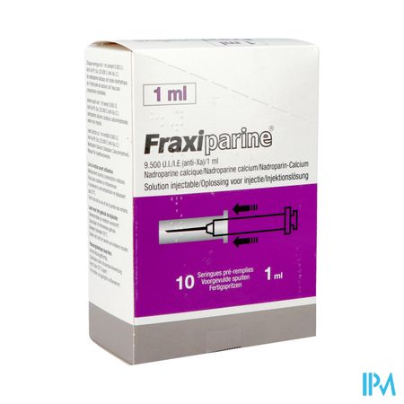 Fraxiparine Ser 10 X 1,0ml 9500 Ui Axa