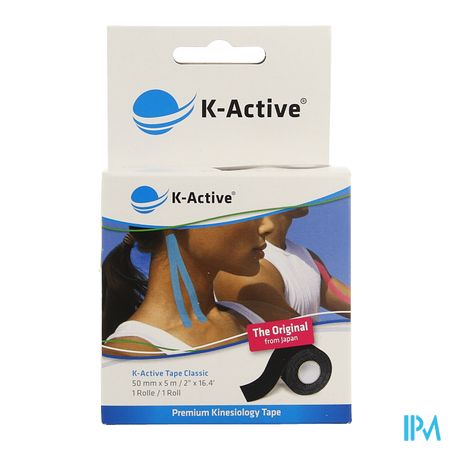Naqi K Active Tape Classic Noir 50mmx5m 1
