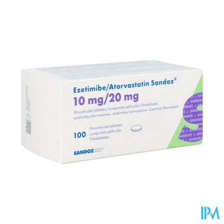 Ezetimibe Atorvastatin Sandoz 10/20mg Film.tabl100