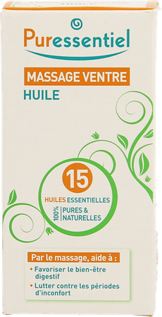 Puressentiel Maux Ventre Massage 15 Hle Ess 50ml 1