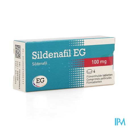 Sildenafil EG 100 Mg Filmomh Tabl  4 X 100 Mg