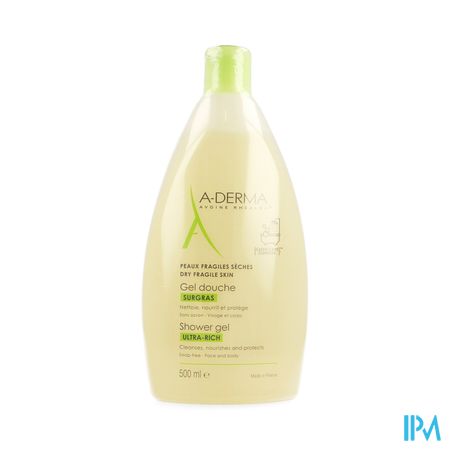 Aderma Gel Douche Surgras 500ml