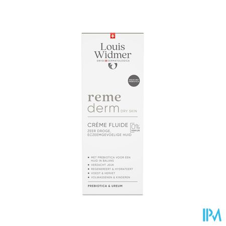 Widmer Remed Dry Skin Cr Fluide Preb. Z/parf 200ml