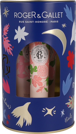 Roger&gallet Kerstset 3 Handcr Fl.fig./ging.r/rose 1