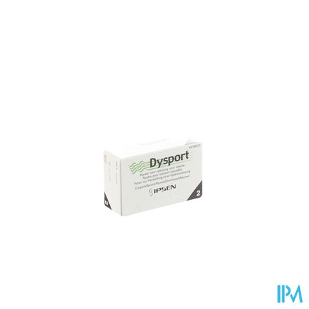 Dysport Pulv Lyoph Sol Inj 2fl 500u