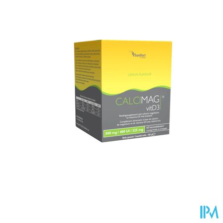 Calcimag Ca 500mg/d3 400ui/mg 225mg Lemon Comp 60