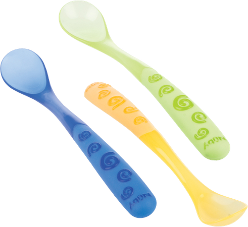 Nûby Lepel met lange handgreep - 3stk - 6m+ 7