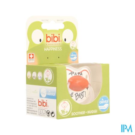 Bibi Fopspeen Hp Dental Papa Is The Best +16m