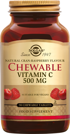 Solgar Chewable Vitamin C 500mg Comp A Croquer 90 1