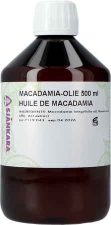 Sjankara Macadamia Plant. Olie 500ml 1