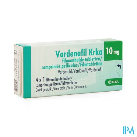 Vardenafil Krka 10mg Filmomh Tabl 4 X 10mg