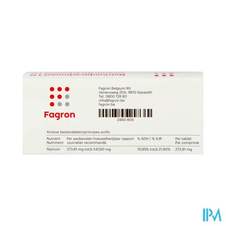 Natriumbicarbonaat 1g Ud Tabl 50 Fag 1