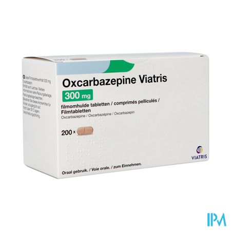 Oxcarbazepine Viatris 300mg Comp Pell 200