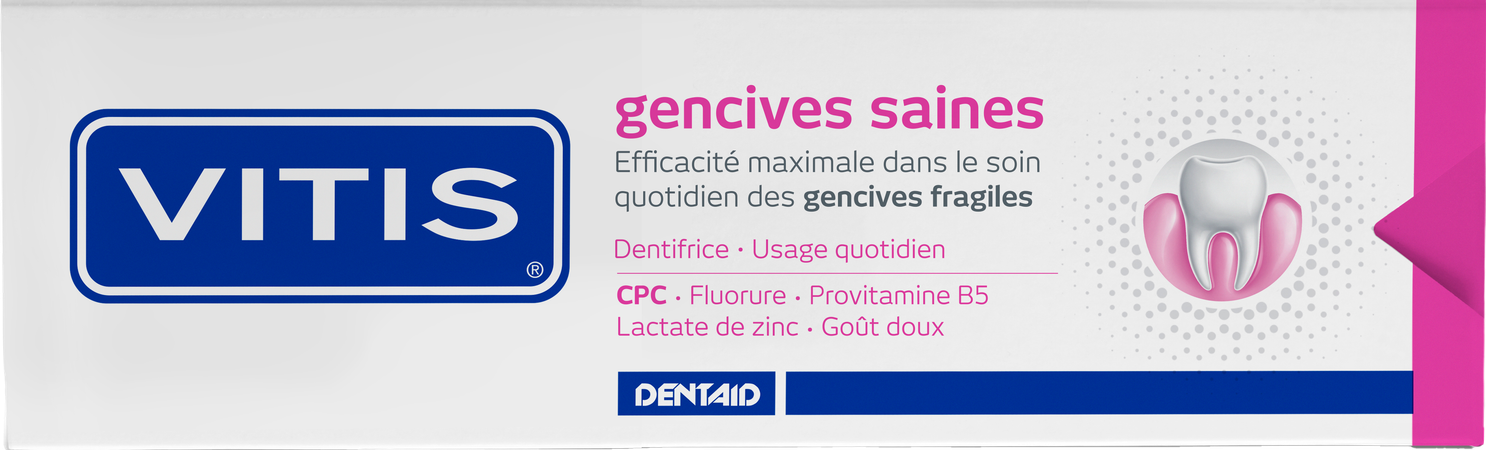 Vitis Gencives Saines Dentifrice 0,05% Cpc 75ml 1