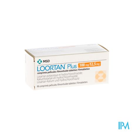 Loortan Plus 100mg/12,5mg Filmomh Tabl 98