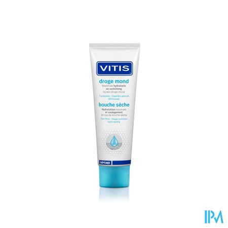 Vitis Droge Mond Tandpasta 75ml