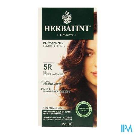Herbatint Kastanjebruin Licht Koper 5r 150ml 5