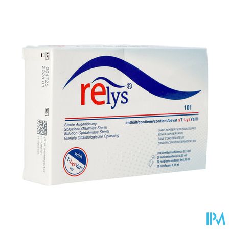 Relys Steriele Oftalmologische Oplossing 20x0,35ml
