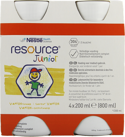 Resource Junior Vanille Nf 4x200ml 3
