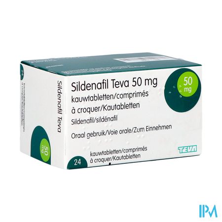 Sildenafil Teva 50mg Kauwtabletten 24x 50mg