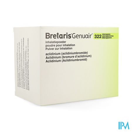 Bretaris Genuair 322mcg Inhal Poeder 3x60 Dosis